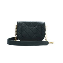 Load image into Gallery viewer, CHANEL Leather Shoulder Bag Black
