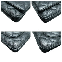 Load image into Gallery viewer, Chanel Leather Shoulder Bag Black
