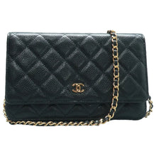 Load image into Gallery viewer, Chanel Leather Shoulder Bag Black
