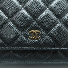 Load image into Gallery viewer, Chanel Leather Shoulder Bag Black
