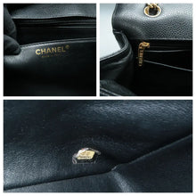 Load image into Gallery viewer, Chanel Single Flap Caviar Quilted Maxi Shoulder Bag Black
