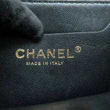 Load image into Gallery viewer, CHANEL Top Handle Leather Satchel Bag Black
