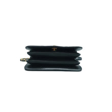 Load image into Gallery viewer, CHANEL Top Handle Leather Satchel Bag Black

