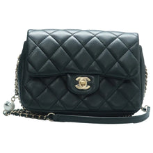 Load image into Gallery viewer, CHANEL My Precious Pearls Leather Shoulder Bag Black
