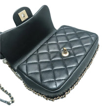 Load image into Gallery viewer, CHANEL My Precious Pearls Leather Shoulder Bag Black
