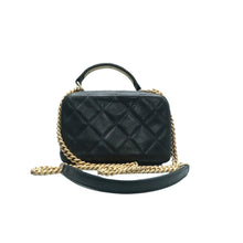 Load image into Gallery viewer, Chanel Leather Satchel Bag Black
