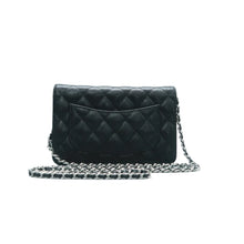 Load image into Gallery viewer, Chanel WOC Quilted Caviar Leather Crossbody Bag Black
