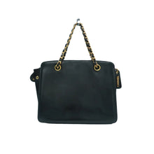 Load image into Gallery viewer, Chanel Flap Lambskin Shoulder Bag Black
