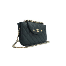 Load image into Gallery viewer, CHANEL Leather Shoulder Bag Black
