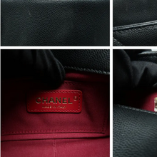Load image into Gallery viewer, Chanel Leather Shoulder Bag Black
