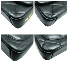 Load image into Gallery viewer, Chanel Leather Shoulder Bag Black
