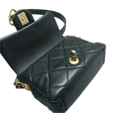 Load image into Gallery viewer, Chanel Leather Shoulder Bag Black
