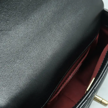 Load image into Gallery viewer, Chanel Leather Shoulder Bag Black
