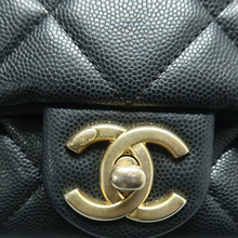 Load image into Gallery viewer, Chanel Leather Shoulder Bag Black
