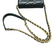 Load image into Gallery viewer, Chanel Leather Shoulder Bag Black

