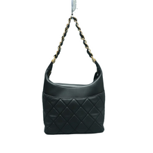 Load image into Gallery viewer, Chanel Leather Shoulder Bag Black
