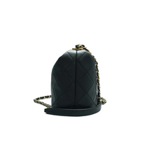 Load image into Gallery viewer, Chanel Leather Satchel Bag Black
