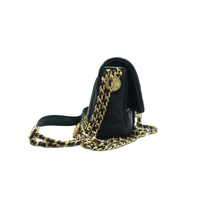 Load image into Gallery viewer, Chanel Leather Shoulder Bag Black

