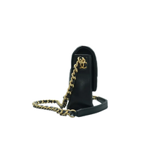 Load image into Gallery viewer, Chanel Leather Shoulder Bag Black
