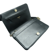Load image into Gallery viewer, Chanel Wallet On Chain Boy Leather Shoulder Bag Black
