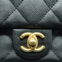 Load image into Gallery viewer, Chanel Classic Flap Leather Shoulder Bag Black
