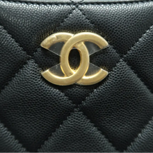 Load image into Gallery viewer, Chanel Leather Shoulder Bag Black
