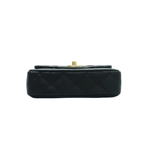 Load image into Gallery viewer, Chanel Classic Flap Leather Shoulder Bag Black

