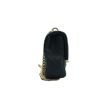 Load image into Gallery viewer, Chanel Classic Flap Leather Shoulder Bag Black

