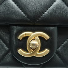 Load image into Gallery viewer, Chanel Classic Flap Leather Shoulder Bag Black
