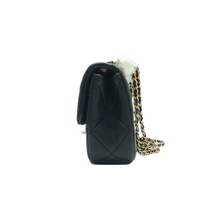 Load image into Gallery viewer, Chanel Classic Flap Leather Shoulder Bag Black
