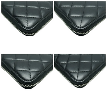 Load image into Gallery viewer, CHANEL Leather Wallet Black

