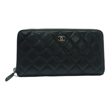 Load image into Gallery viewer, CHANEL Leather Wallet Black
