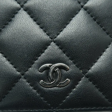Load image into Gallery viewer, CHANEL Leather Wallet Black
