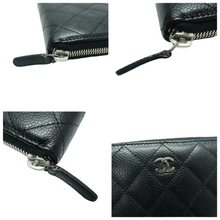 Load image into Gallery viewer, CHANEL Leather Wallet Black
