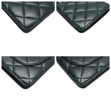 Load image into Gallery viewer, CHANEL Leather Wallet Black

