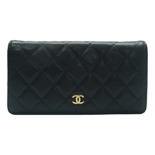 Load image into Gallery viewer, CHANEL Leather Wallet Black
