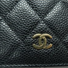Load image into Gallery viewer, CHANEL Leather Wallet Black
