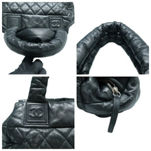 Load image into Gallery viewer, CHANEL Coco Cocoon Leather Tote Bag Black
