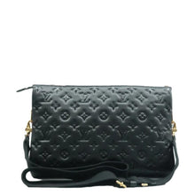 Load image into Gallery viewer, Louis Vuitton Coussin BB Lambskin Embossed Monogram Shoulder Bag Black
