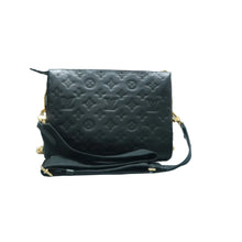 Load image into Gallery viewer, Louis Vuitton  Coussin MM Monogram Embossed Shoulder Bag Black
