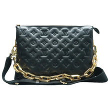 Load image into Gallery viewer, Louis Vuitton Coussin Monogram Leather Shoulder Bag Black
