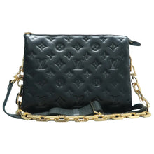 Load image into Gallery viewer, Louis Vuitton Coussin Monogram Leather Shoulder Bag Black
