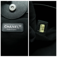 Load image into Gallery viewer, CHANEL DeauVille Leather Satchel Bag Black
