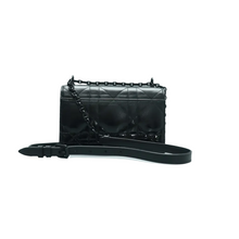 Load image into Gallery viewer, Christian Dior Dior Caro Leather Shoulder Bag Black
