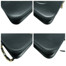 Load image into Gallery viewer, Christian Dior Leather Shoulder Bag Black
