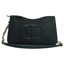 Load image into Gallery viewer, Christian Dior Leather Shoulder Bag Black
