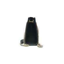 Load image into Gallery viewer, Gucci Emily Medium GG Guccissima Patent Leather Chain Shoulder Bag Black
