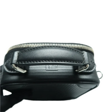 Load image into Gallery viewer, FENDI Zip Around Leather Satchel Bag Black
