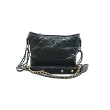 Load image into Gallery viewer, CHANEL Gabrielle  Quilted Leather Shoulder Bag Black
