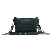 Load image into Gallery viewer, CHANEL Gabrielle  Leather Shoulder Bag Black
